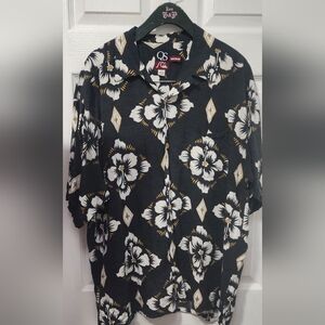 Vintage Quiksilver Hawaiian Print Shirt Large